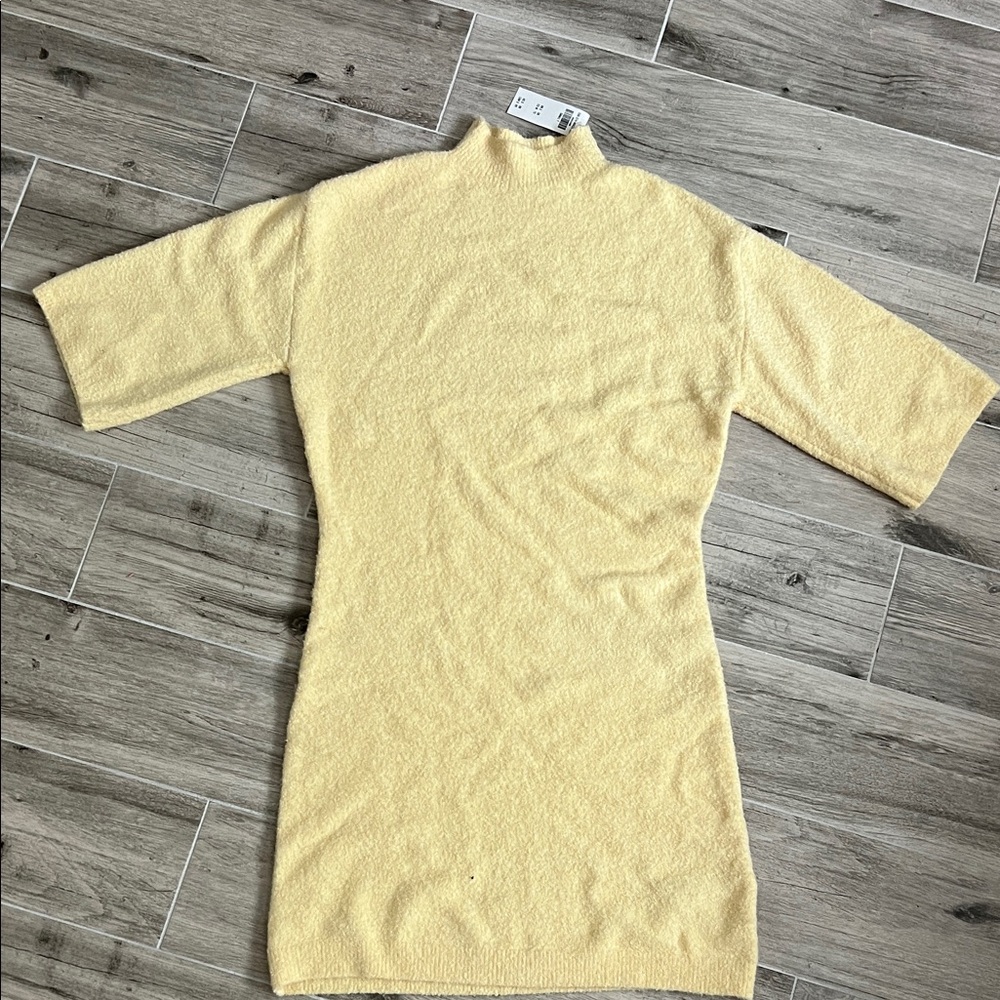 Abercrombie & Fitch Yellow Mini Dress